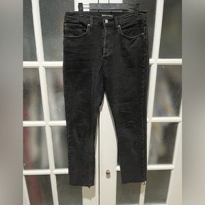 Denim Forum - The Yoko High Rise Slim (Black) - Size 29